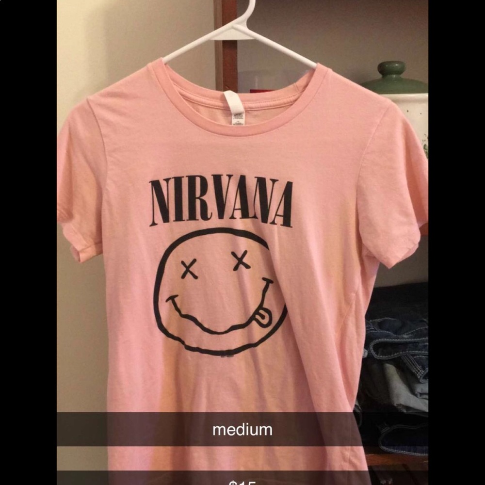 nirvana tshirt